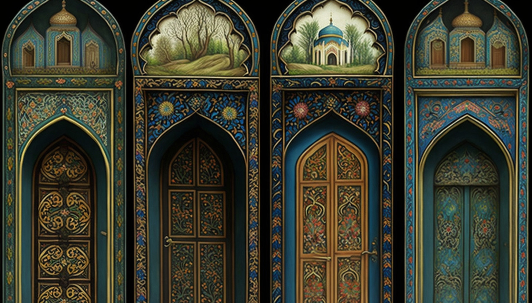 Firstprinciples Persian miniature painting doors islamic 7f7edd8f a7cf 4f12 96b9 00f0abe67029